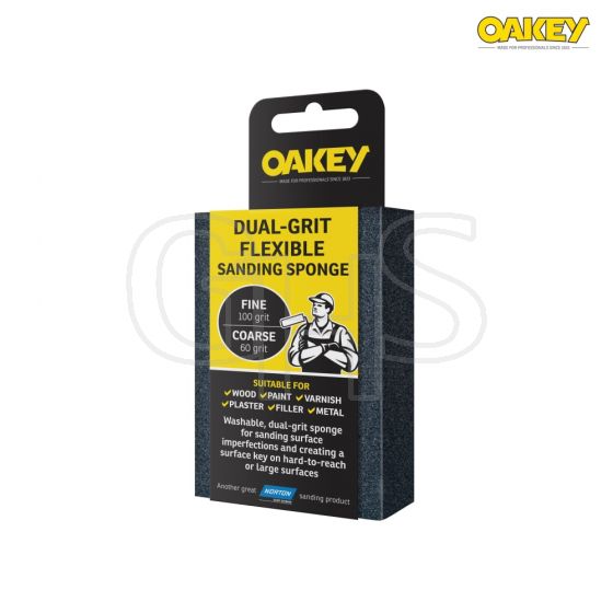 Oakey Liberty Green Sanding Block Fine/Medium (1) - 63642558593