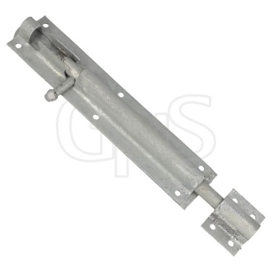 200mm (8") Enclosed Tower Bolt & Fixings - Galvanised - ONLY 3 LEFT