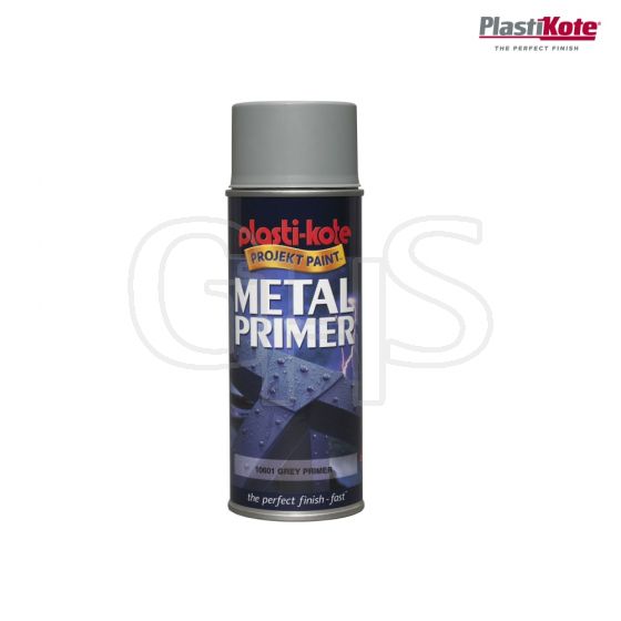 Plasti-kote Metal Primer Spray Grey 400ml - 440.0010601.076
