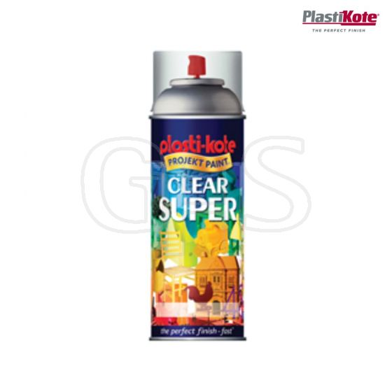 Plasti-kote Super Gloss Spray Clear 400ml - 440.0011138.076