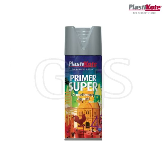 Plasti-kote Super Grey Primer Spray 400ml - 440.0011148.076