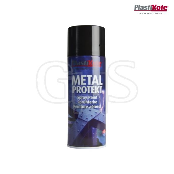 Plasti-kote Metal Protekt Spray Gloss Black 400ml - 440.0001282.076