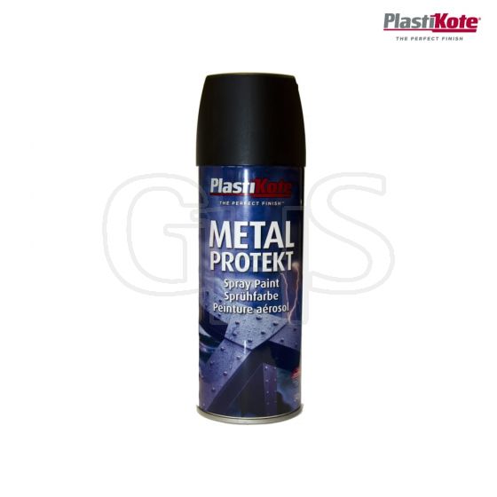 Plasti-kote Metal Protekt Spray Matt Black 400ml - 440.0001284.076
