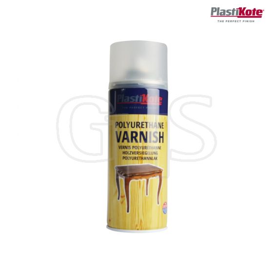 Plasti-kote Varnish Spray Clear Satin 400ml - 440.0000592.076