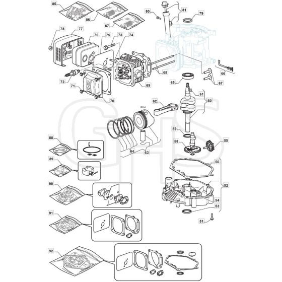 R27M - 2015 - 2T0042486/SF - Mountfield Ride On Mower WBE0704 Cylinder Diagram
