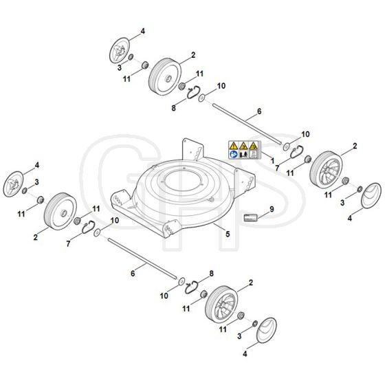Stihl RM2.2 R - Housing, Chassis - Parts Diagram