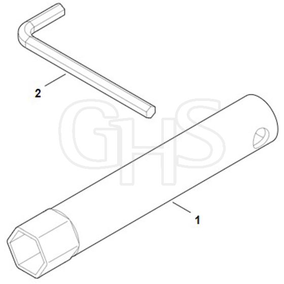 Stihl RM443.3 T - Tools - Parts Diagram