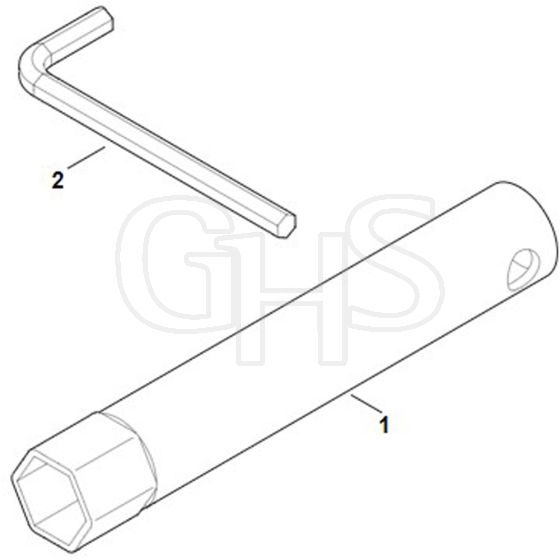 Stihl RM448.1 VC - Tools - Parts Diagram