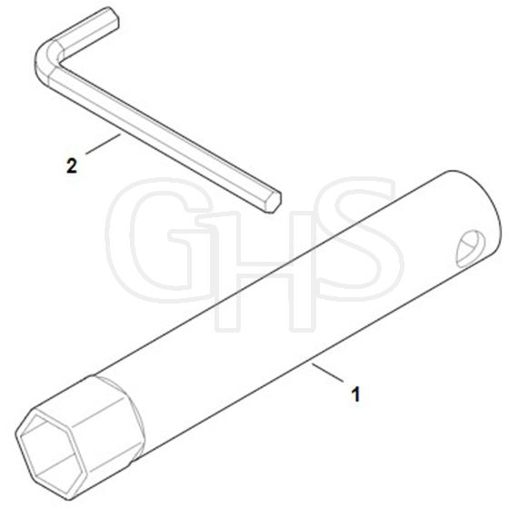 Stihl RM453.3 T - Tools - Parts Diagram