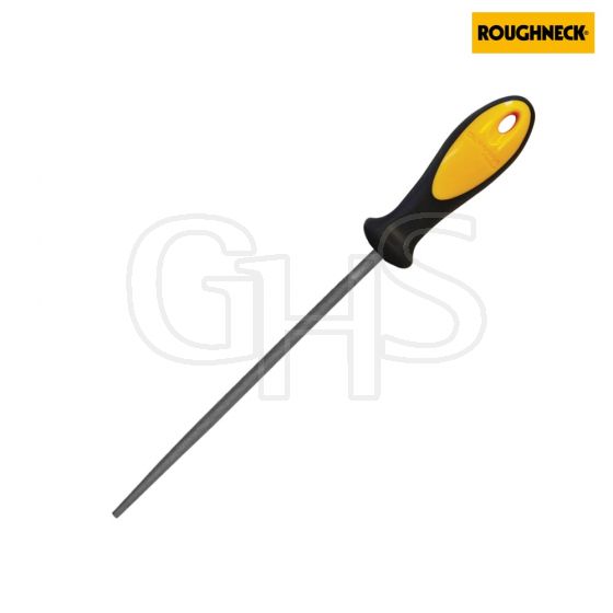 Roughneck Handled Round Double Cut File 200mm (8in) - 30-338