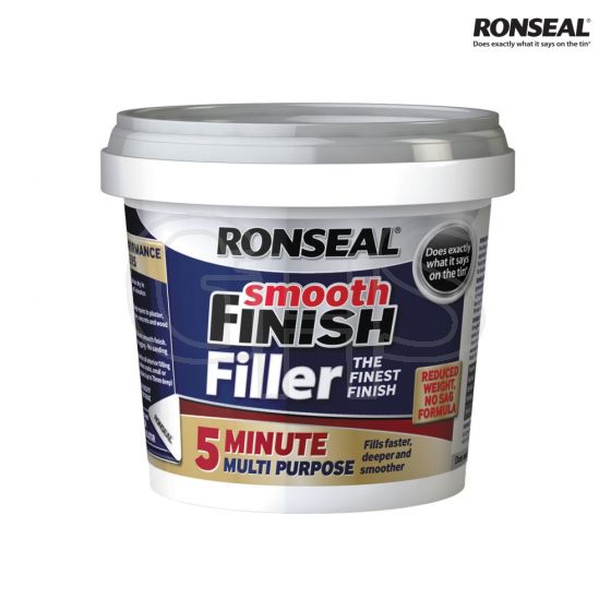 Ronseal Smooth Finish 5 Minute Multi Purpose Filler Tub 290ml - 36563