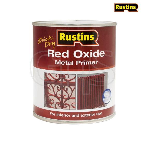Rustins Quick Dry Red Oxide Metal Primer 1 Litre - REDOW1000