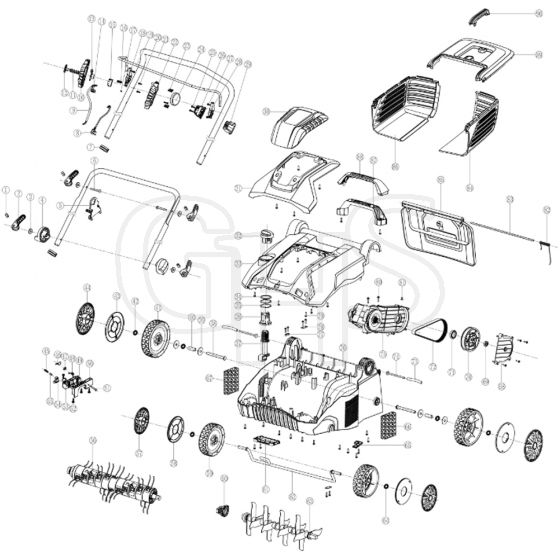 Cobra SA40E - Scarifier May 2020 Main Diagram