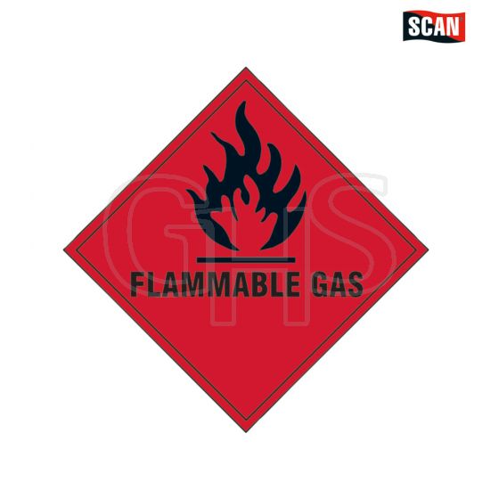 Scan Flammable Gas SAV - 100 x 100mm - 1852S
