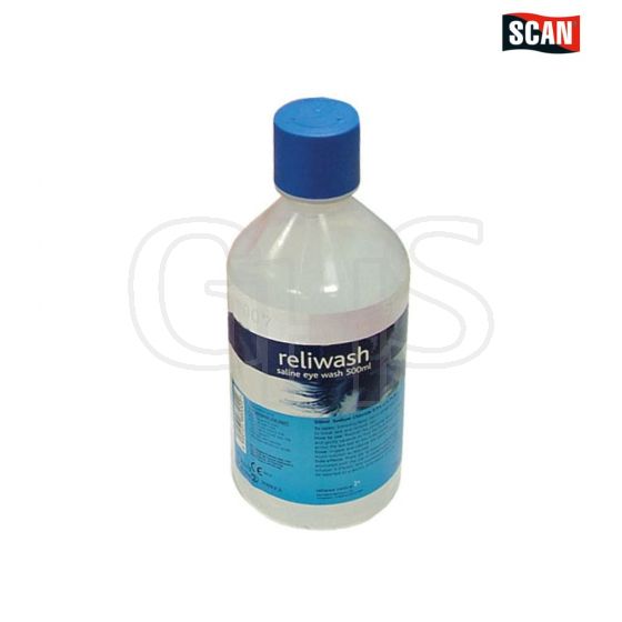 Eye Wash Station Refill 500ml by Scan