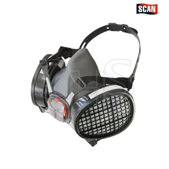 Scan Twin Half Mask Respirator + A1 Refills - BHT213-0L5-864 - F8-110