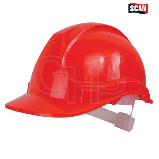 Safety Helmet Red by Scan