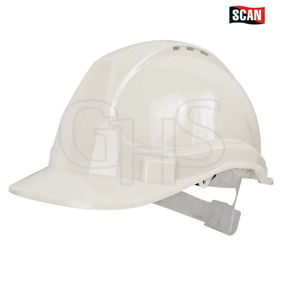 Safety Helmet White by Scan