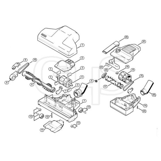 Genuine Stihl SE100 / L - Turbine Brushes