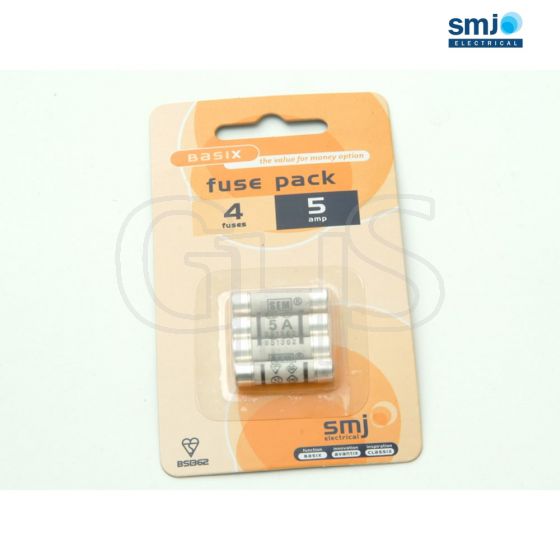 SMJ 5A Fuses (Pack of 4) - FU05AC