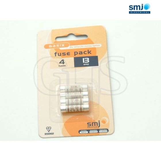 SMJ 13A Fuses (Pack of 4) - FU13AC