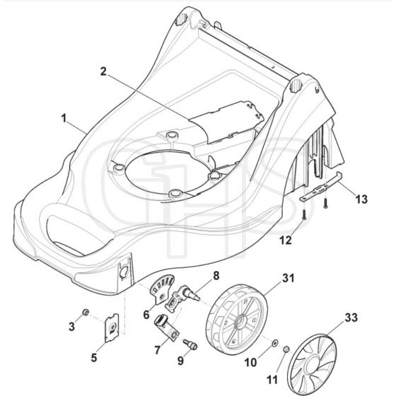 SP15 Deck And Height Adjusting 297411027SKP