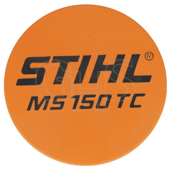 Genuine Stihl MS150TC Model Plate - 1146 967 1500