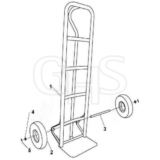 Cobra ST200 - Sack Trolley Main Diagram