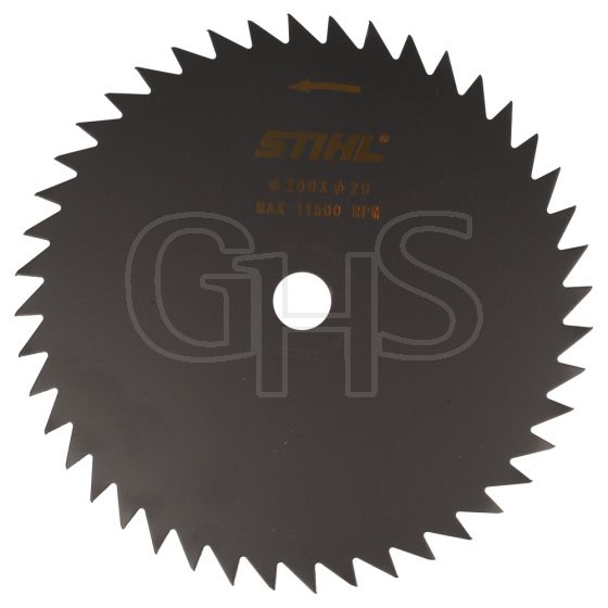 Genuine Stihl 200-44 Chisel-Tooth Saw Blade (20mm) - 4000 713 4200 (Thin Trees)