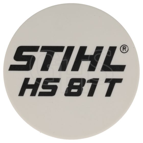 Genuine Stihl Model Plate HS81 T Hedgetrimmer - 4237 967 1501
