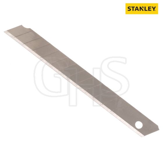 Stanley Snap-Off Blades 9mm Pack 10 - 0-11-300