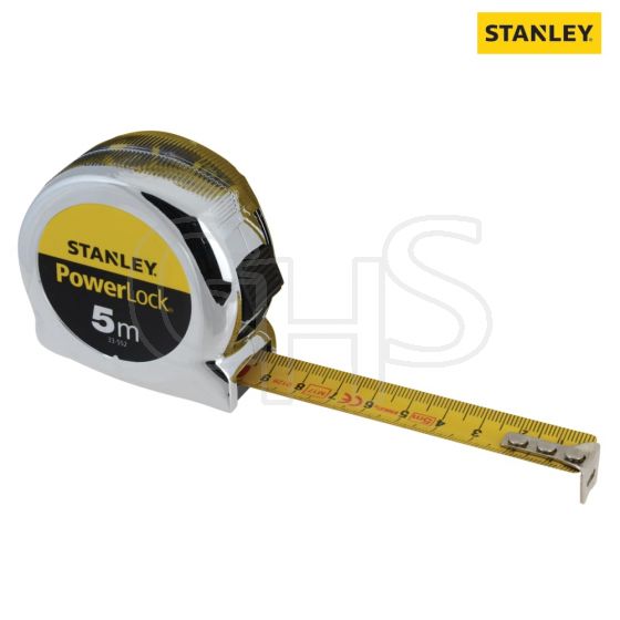 Stanley Powerlock Classic Tape 5m (Width 19mm) - 0-33-552