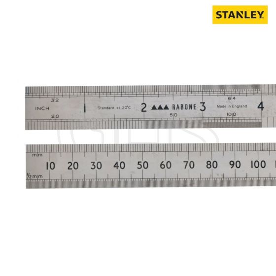 Stanley 64R Rustless Rule 150mm / 6in - 0-35-400