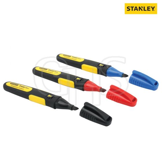 Stanley FatMax Chisel Tip Markers (Pack of 3) - 0-47-315