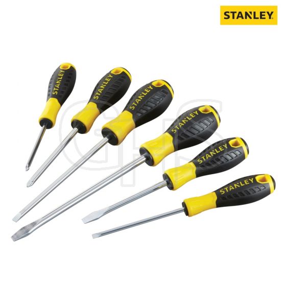 Stanley 0-60-209 Essential Screwdriver Set of 6 PH/SL - STHT0-60209