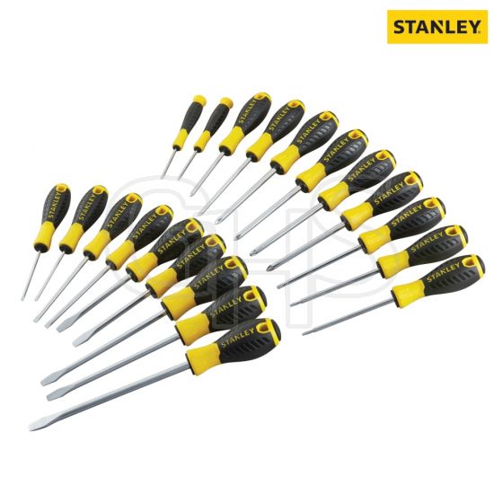 Stanley 0-60-213 Essential Screwdriver Set of 20 - STHT0-60213