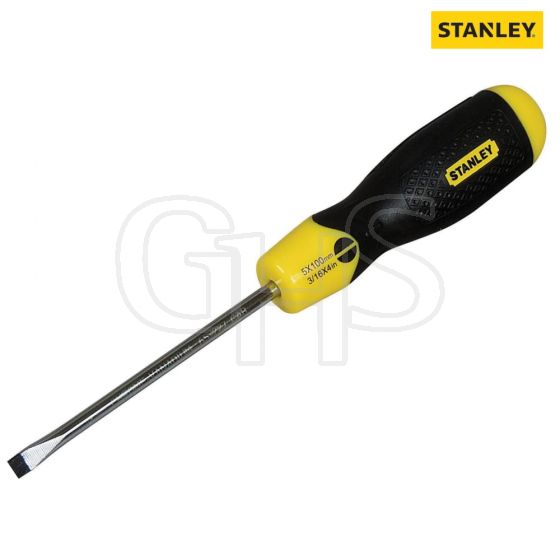 Stanley Cushion Grip Screwdriver Flared Tip 6.5mm x 150mm - 0-64-919