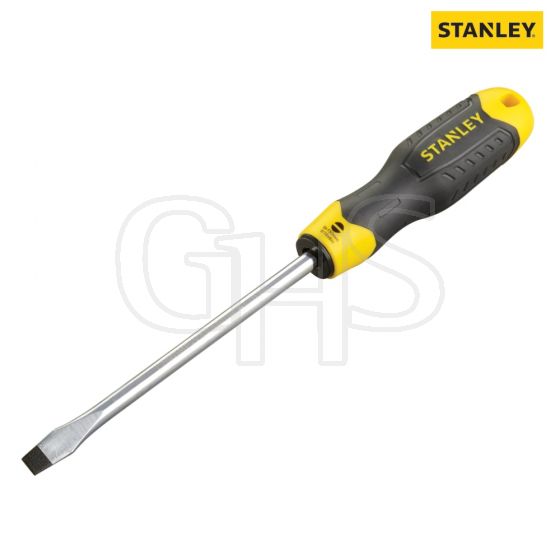 Stanley Cushion Grip Screwdriver Flared Tip 8mm x 150mm - 0-64-921