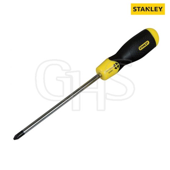 Stanley Cushion Grip Screwdriver Pozi PZ0 x 60mm - 0-64-952