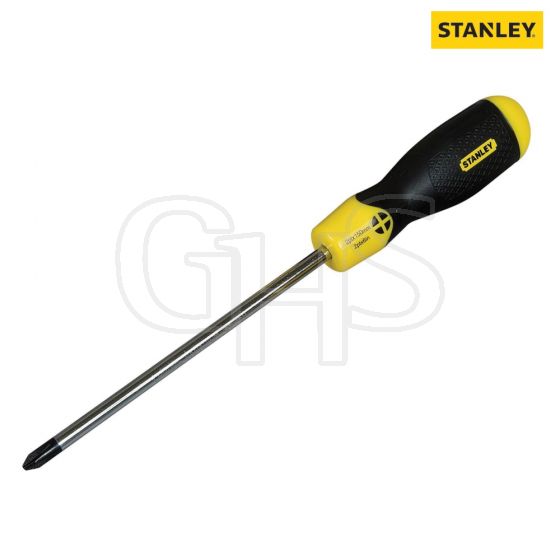 Stanley Cushion Grip Screwdriver Pozi PZ1 x 75mm - 0-64-955