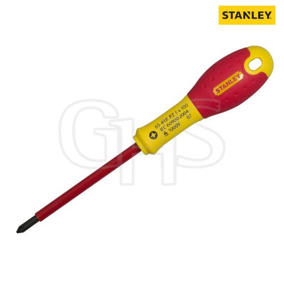 Stanley FatMax Screwdrivers Insulated Pozi Tip PZ0 x 75mm - 0-65-417