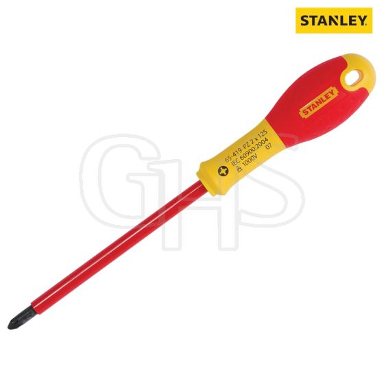 Stanley FatMax Screwdrivers Insulated Pozi Tip PZ2 x 125mm - 0-65-419