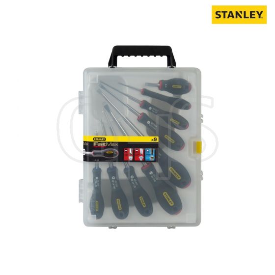 Stanley FatMax Screwdriver Parallel/Flared/Pozi Set of 9 - 0-65-424