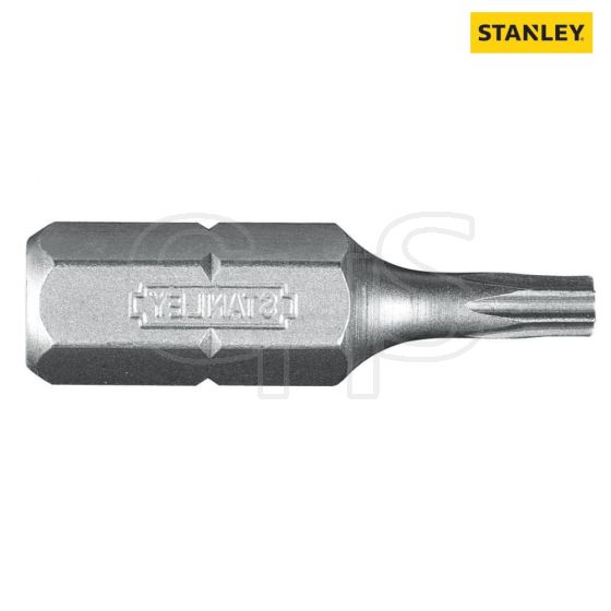 Stanley T30 Torx Insert Bits 25mm (Box of 25) - 1-68-845