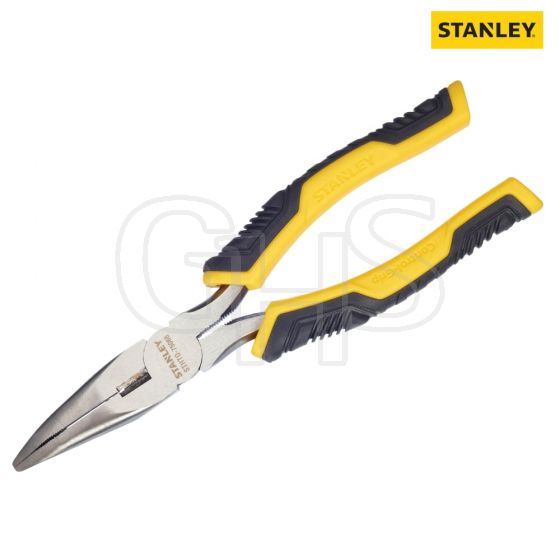 Stanley Long Bent Nose Pliers Control Grip 150mm - STHT0-75065