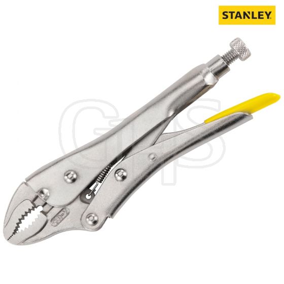 Stanley Curved Jaw Locking Pliers 225mm (8.3/4in) - 0-84-809
