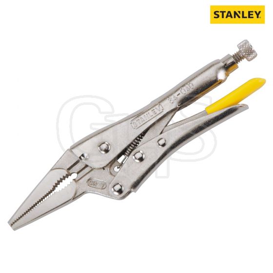 Stanley Long Nose Locking Pliers 215mm (8.1/2in) - 0-84-813