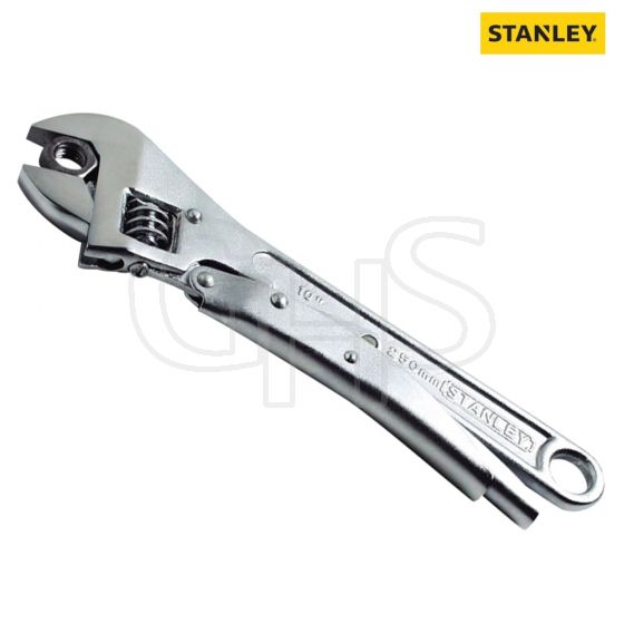 Stanley Locking Adjustable Wrench 250mm (10in) - 0-85-610
