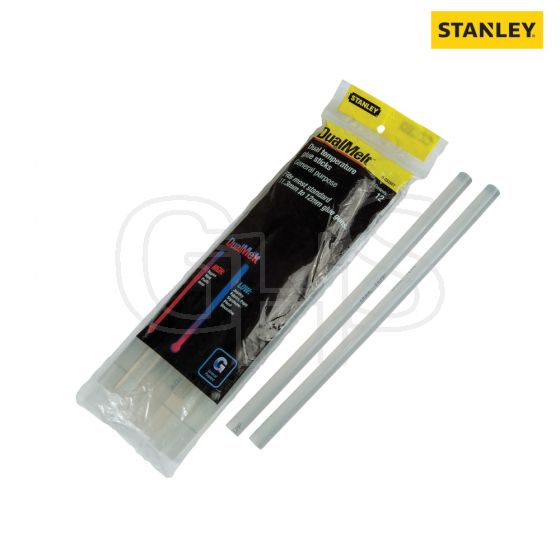 Stanley Dual Temp Glue Sticks 11.3mm x 250mm (12) - 1-GS25DT