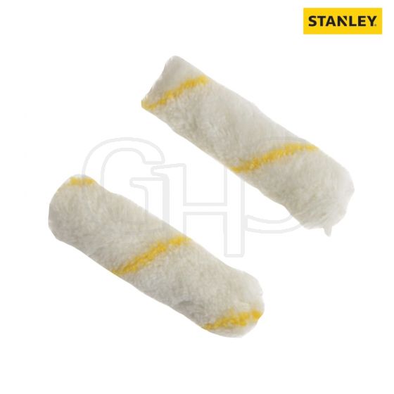 Stanley Medium Pile Silver Stripe Sleeve 100mm (4in) 2 Pack - STRMGR20
